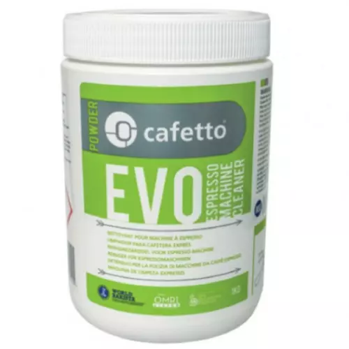 CAFETTO EVO Organic Espresso Coffee Machine Cleaner powder backflushing 1kg