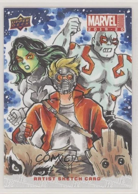 2019-20 Upper Deck Marvel Annual Sketch Cards 1/1 Sanna U Auto Sketch 07yb
