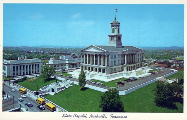 Nashville Tennessee TN State Capitol Postcard