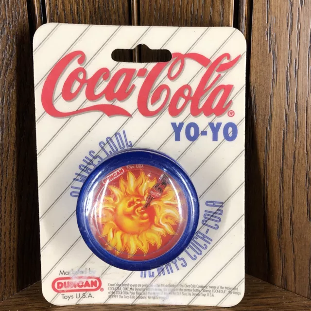 1997 Duncan THIRSTY SUN COCA COLA Coke toy yo-yo yoyo MOC