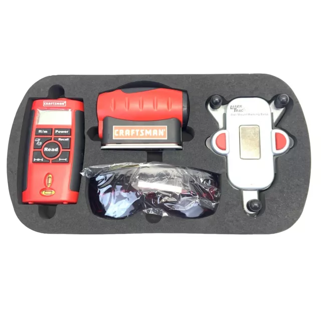 Craftsman combo kit laser 4 in 1 laser trac level measuring kit 48255 hotsell