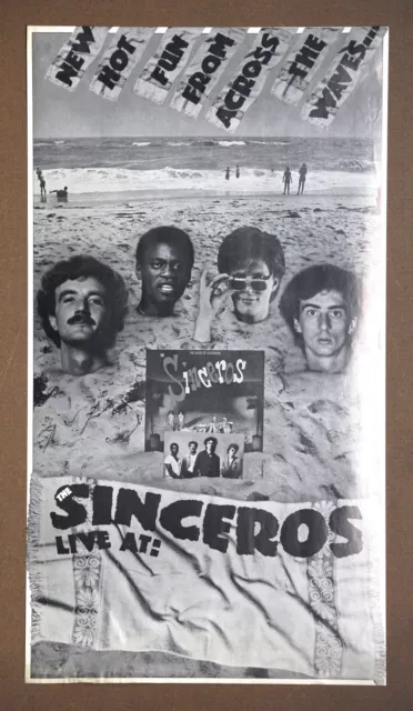 The Sinceros Vintage "New Hot Fun From Across the Waves" Concert  Promo Poster