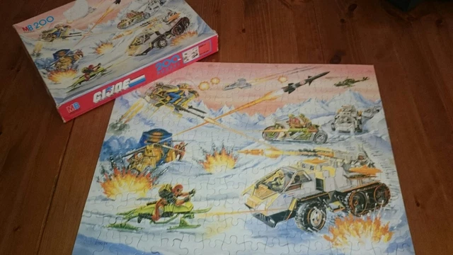 Gi Joe Action Force - MB Puzzle, 200p, 1986