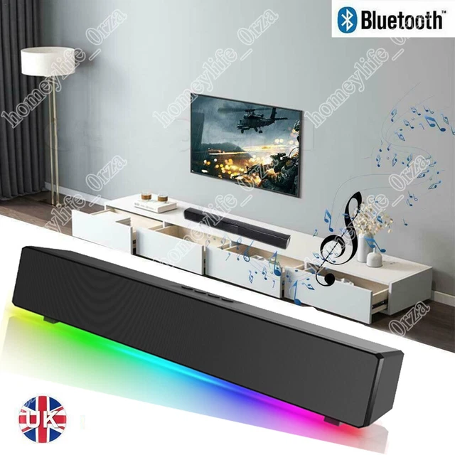 WIRELESS SURROUND SOUND Bar Speaker System Bluetooth Subwoofer TV Home ...