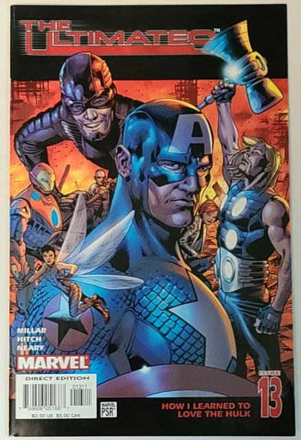 Ultimates #13 (Marvel 2003 Series) Nos Est~9.4+ Nm Grade Mark Millar Story Hitch
