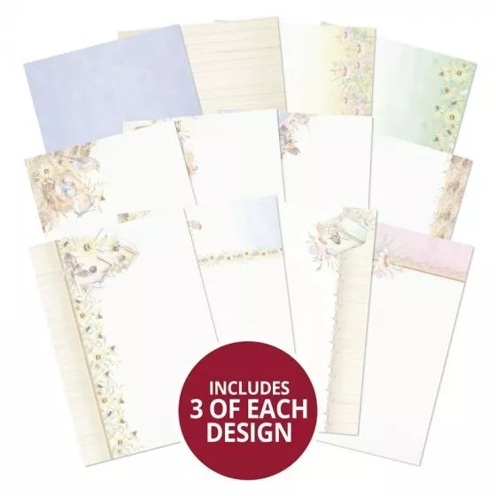 Hunkydory Spring Birdsong Luxury Card Inserts x 36 Sheets