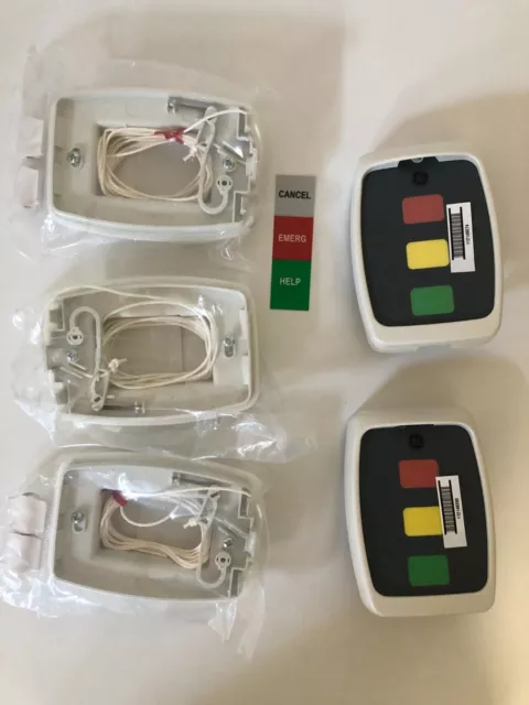 Lot of GE Ascom Telligence 3-Button Nurse Call HC-PP3-PRES