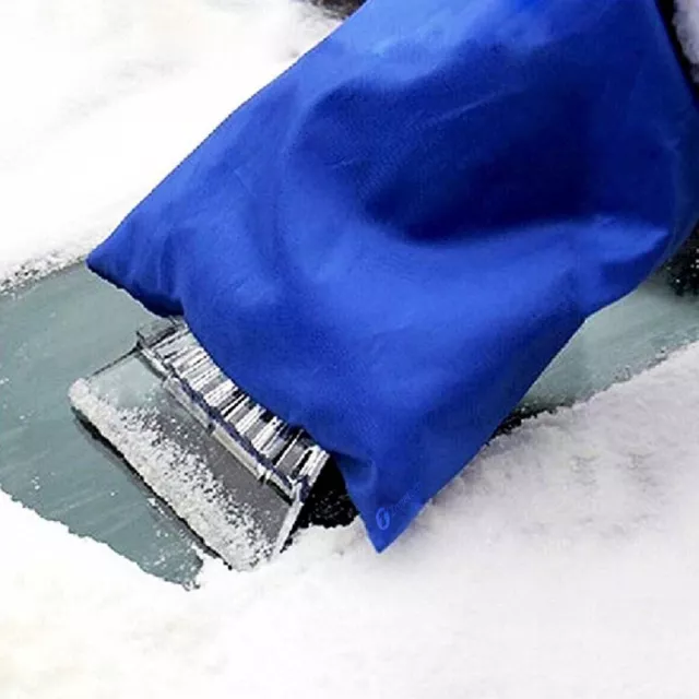 Vehicle Ice Scraper Warm Handheld Glove Windshield Snow Shovel Removal