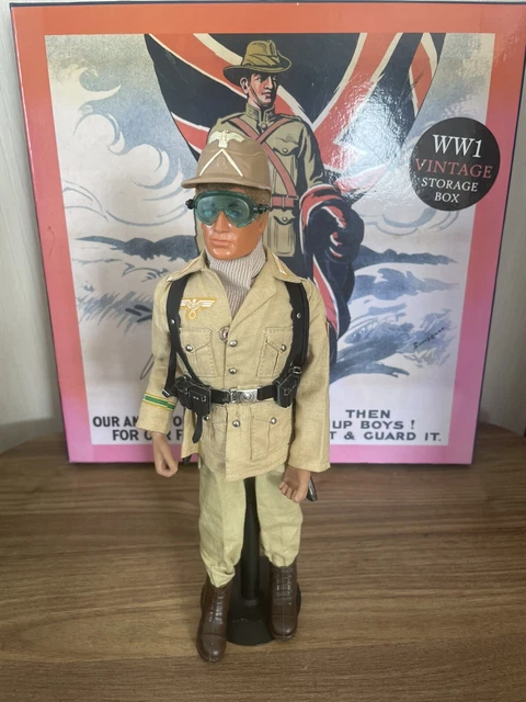VINTAGE ACTION MAN kitbash afrika korps eagle eye £175.00 - PicClick UK