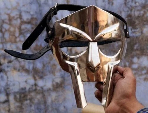 Super Gladiator face mask helmet Hand-Forged helmet roman armor mf doom mask