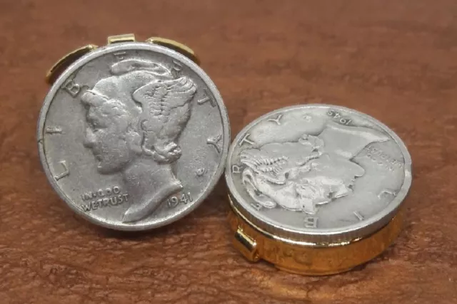 Mercury Dime Button Covers Mercury Dime Button Covers