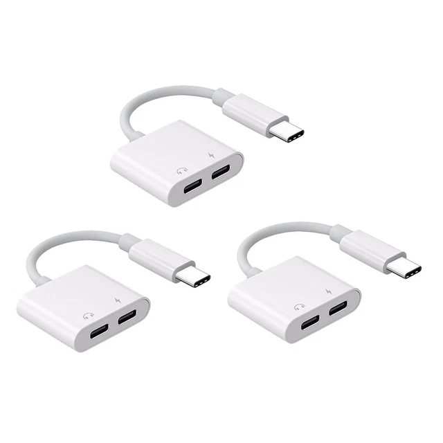 4 Bouchons Anti-poussière USB-C + 1 Prise Casque + 2 Brosses - Protection Pour Port De Charge Et Audio
