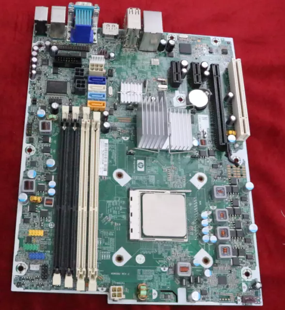 HP Compaq DC7800 Desktop Motherboard 437793-001 437348-001 W/CPU Intel SLA9X