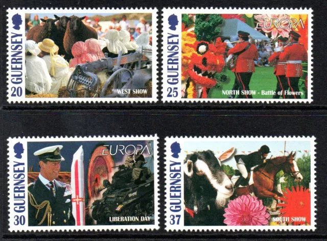 Guernsey Stamp 1998 SG 781-784 Europa. National Festivals Unmounted Mint MNH