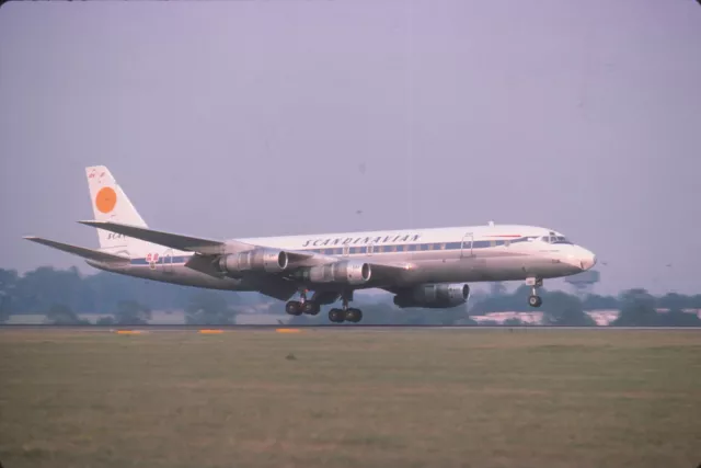 83803  AIRCRAFT SLIDE - Douglas DC-8  -  Scanair Airlines