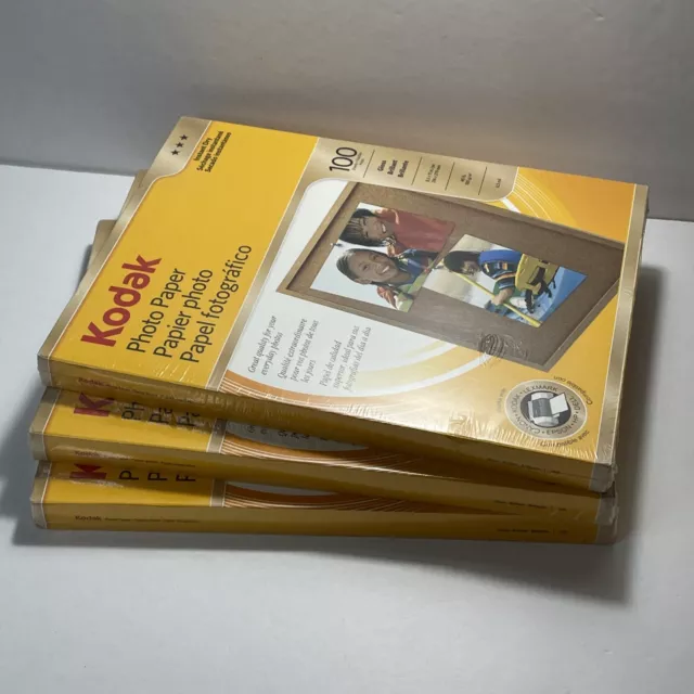Kodak Premium Photo Paper, 8.5 mil, 8.5 x 11, Glossy White, 50PK