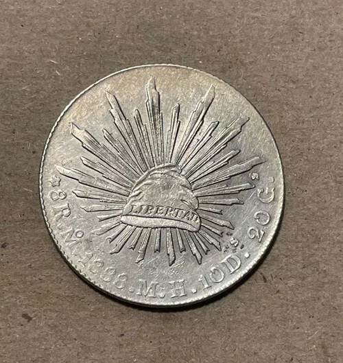 Mexico - 1888 MoMH Large Silver 8 Reales - Popular