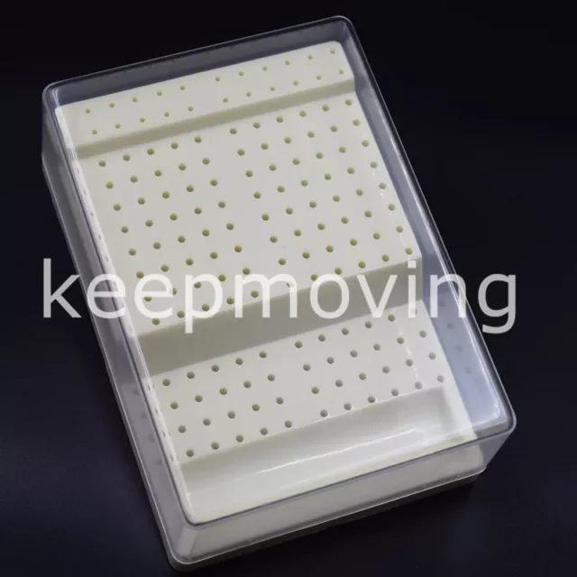 168 Holes Dental Bur Block Holder Autoclave Sterilizer Case Disinfection Box