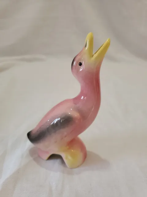 Vintage Pink The Pie Duckling Bird Vent Funnel Duck Goose