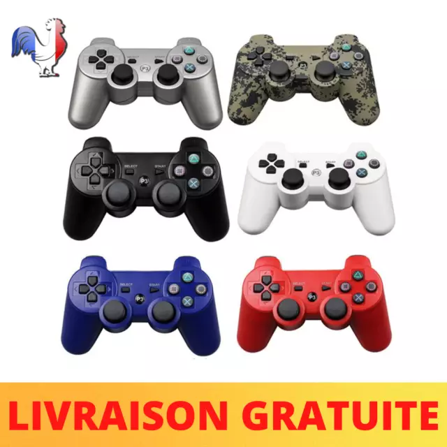 Nouveau Sans Fil Manette de jeu pour PlayStation PS3 Bluetooth