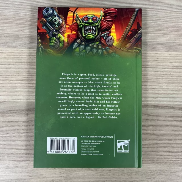 Da GOBBO'S Venganza Novela Libro Dura Warhammer 40,000 Orcos Grots Gretchin 40K 2