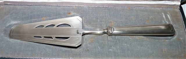 Ancienne Pelle à Gâteau Argenté – Poinçons à Identifier – Métal Argenté – 26,5 Cm