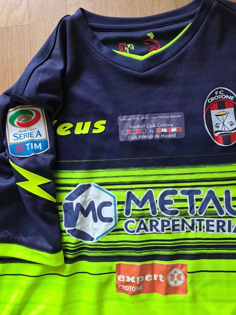 MAGLIA CROTONE 2016/17 match worn Palladino vs Atletico Madrid 06