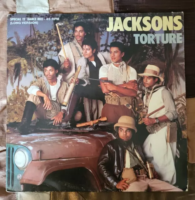 Rare Maxi 45T - Jacksons (Michael Jackson) – Torture / EU 1984
