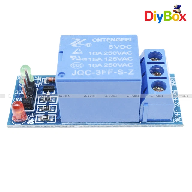 5 Modules Relais 5V 1 Canal Pour Arduino - Shield Bas Niveau, DIY Électronique