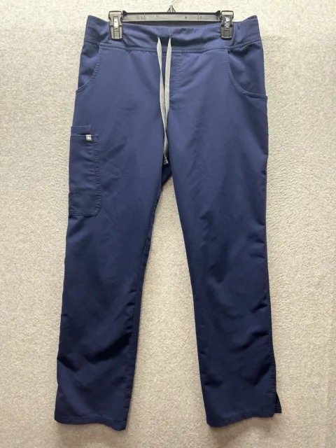 Figs Technical Collection Size Medium Tall M/T Blue Scrub Pants 32.5x31