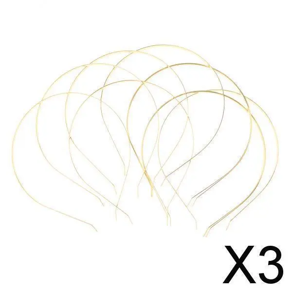 3X 10x plain metall stirnband haarband rahmen haarband zubehör diy