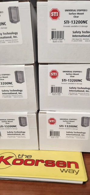 Safety Technology International STI-13200NC, Universial Stopper Surface MT Clear