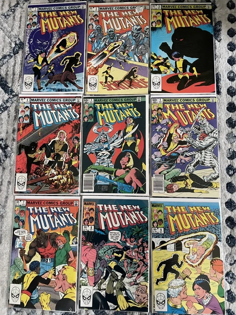 comic book lot origional new mutants cir. 1984 1-65 + annuals