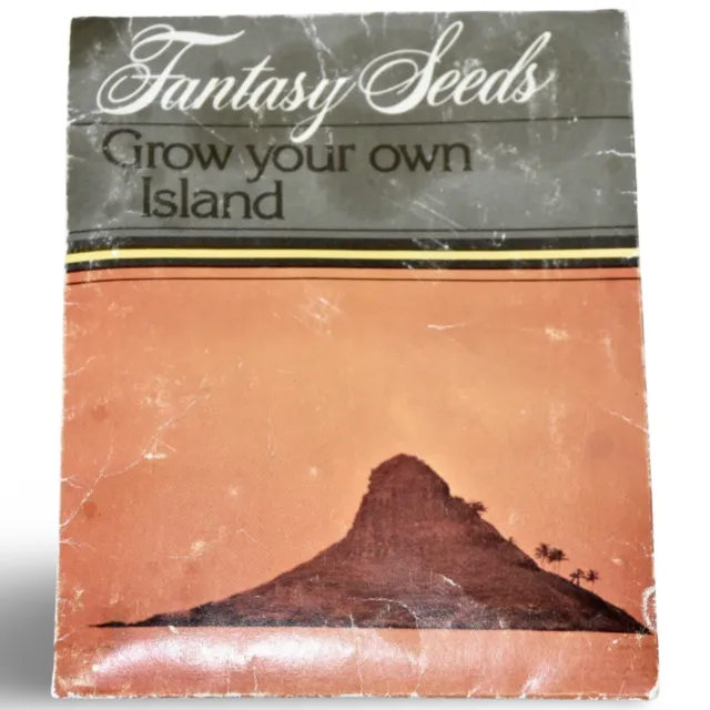 FANTASY SEEDS Vintage 1982 Grow Your Own Island - Novelty Gift