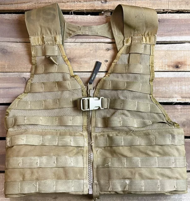 USGI Military FLC Fighting Load Carrier Tactical MOLLE Vest COYOTE BROWN VGC