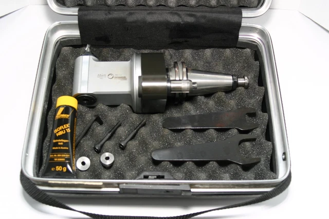 Alberti Right Angle Head, P/N T90Cn-1.5 Cat 40 Shank - Great Condition!