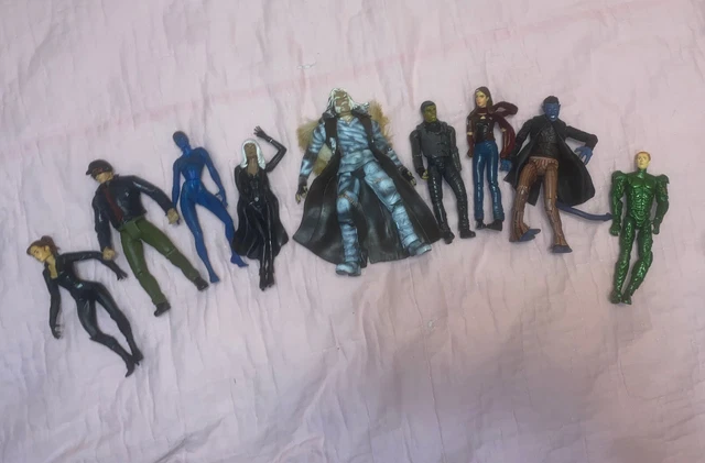 X-Men the Movie lot of 8 Action Figures 2000 Toy Biz Marvel legends Comics