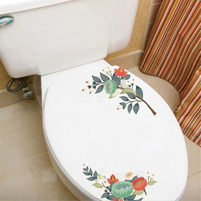20*30CM Pegatina Pared Flor Frigorífico Vidrio Decoraciones Impermeable