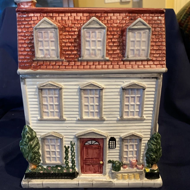Flower Store Cookie Jar Sherwood Brand 1999 Ceramic Victorian House
