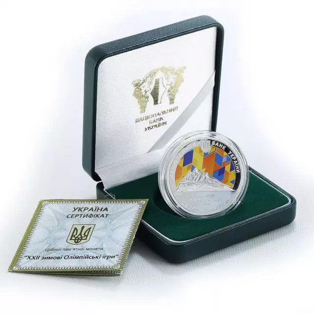 Ukraine 10 hryvnia XXII Olympic Winter Games Sochi Sport silver coin 2014 Ukraine 10 hryvnia XXII Olympic Winter Games Sochi Sport silver coin 2014