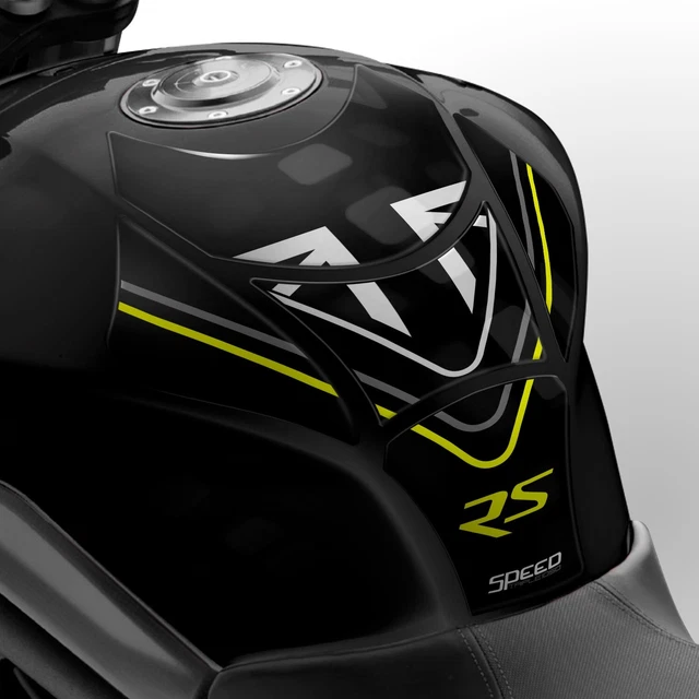 Adesivo Serbatoio 3D Per Ducati Hypermotard 939 - Resina Black, Made In Italy - Foto 2