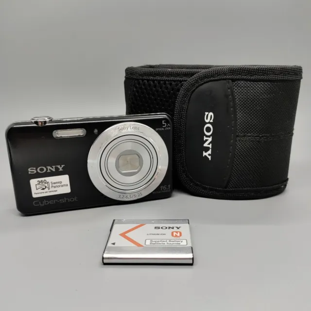 Sony Cybershot DSC-W710 16,1 megapixel fotocamera digitale compatta testata nera