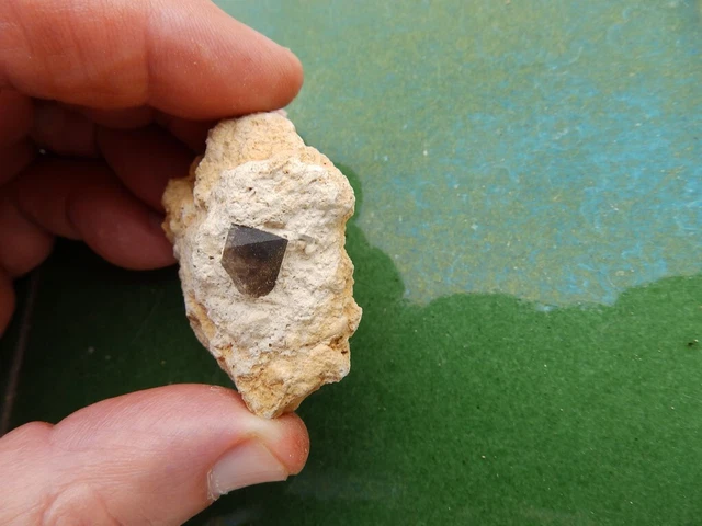 Minerales " Fabuloso Cristal Qzo Morion En Matriz Archidona(Malaga)- 11B22 "