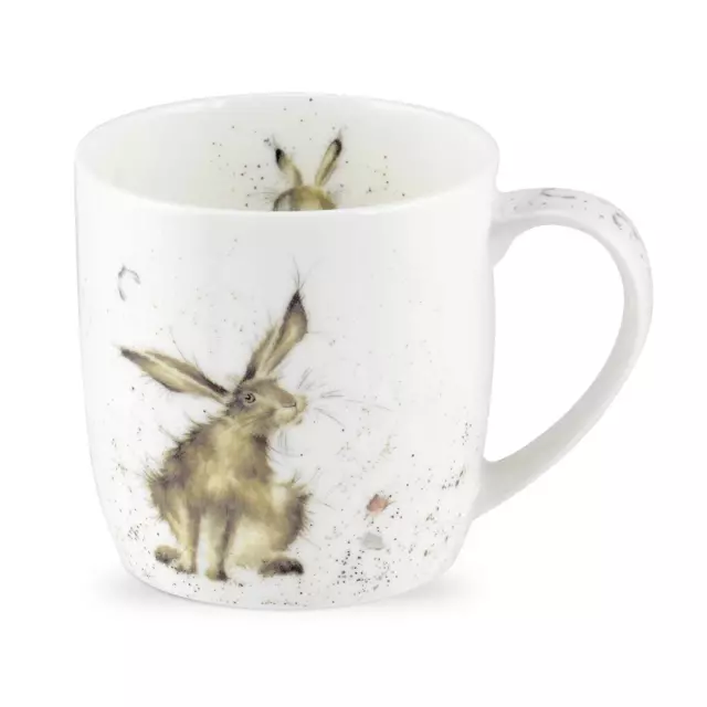 Royal Worcester Wrendale Design mug Good Hare day Wrendale Designs Hare mugs NEW