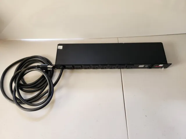 APC AP7900 Rack Mount PDU Switched Rack 120V/15A 8 Outlets IU Rackmout.