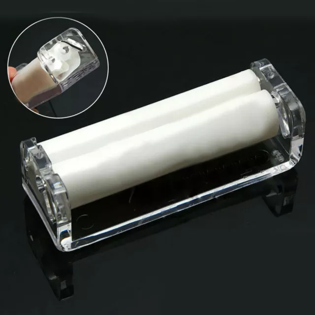 70mm Plastic Easy Handroll Tobacco Rolling Machine Cigarette Roller Maker Tool