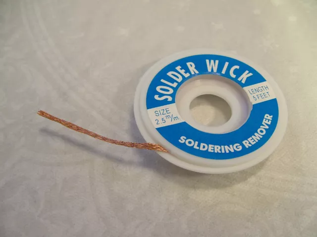 2.5mm Solder Mop Wick Braid DeSoldering Remover 1.5m