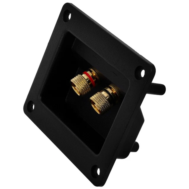 Create Idea 4x Bornes De Haut-parleur à 4 Positions Avec Ressort De Libération Par Poussée Adaptées à La Connexion De Câbles De Haut-parleur Mise à Niveau De Haut-parleur Personnalisé