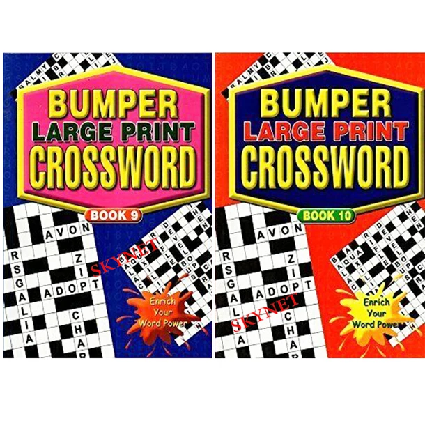 Giant Crossword Puzzle Books IN VENDITA! PicClick IT