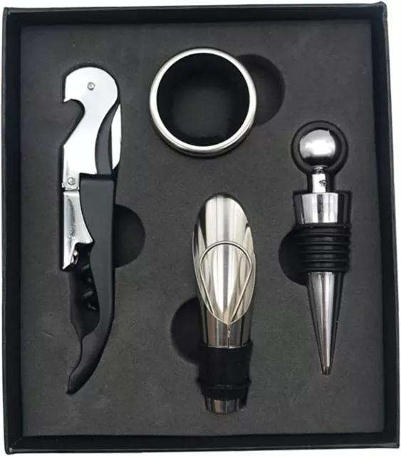 Wine Opener Corkscrew Lever Bottle Opener Accessories Tool Kit Gift Set Seahorse